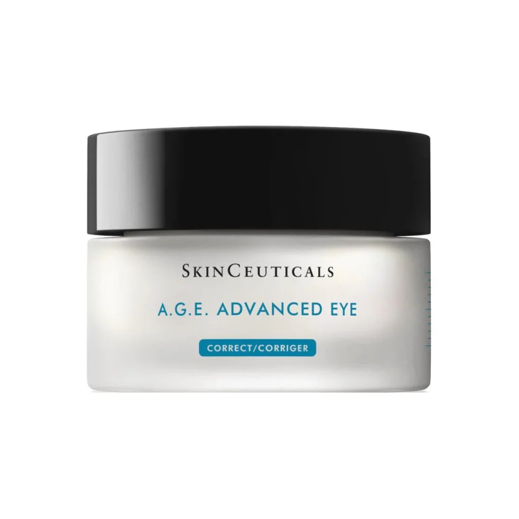 SkinCeuticals A.G.E. Advanced Eye 15 ml, kaz ayağı ve koyu halka görünümü için göz kremi