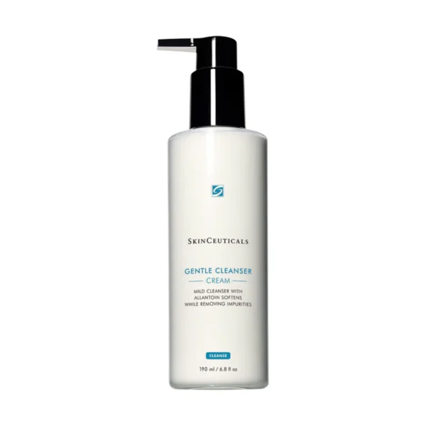 SkinCeuticals Gentle Cleanser 190 ml, kuru ve hassas ciltler için krem yüz temizleyici