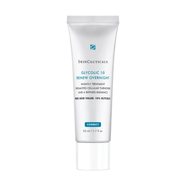 SkinCeuticals Glycolic 10 Renew Overnight 50 ml, %10 glikolik asit içeren gece bakım kremi